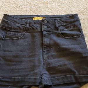 wax jean high waisted shorts